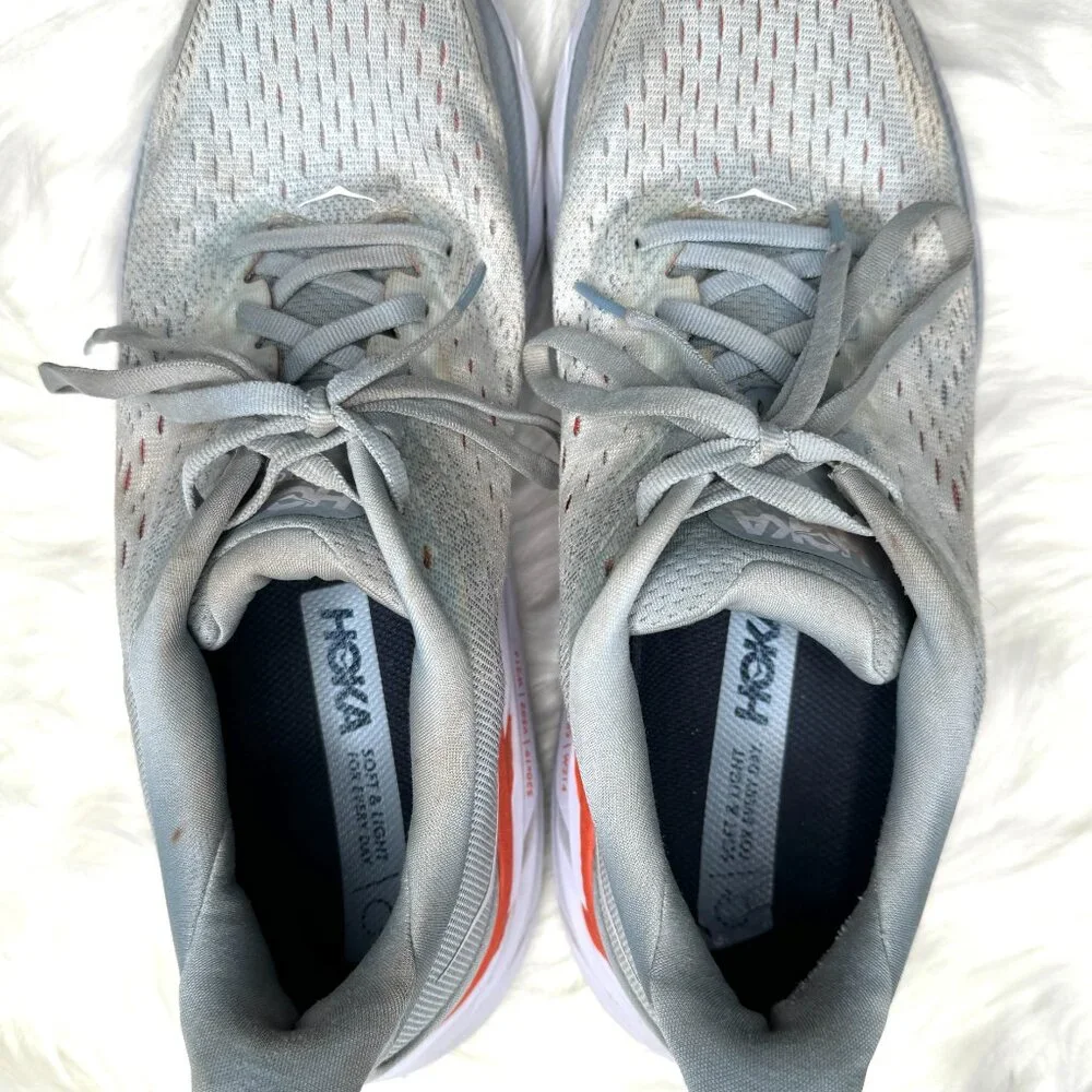 Hoka One One Clifton 8 Size 9.5 Blue Fog - Picture 8 of 14